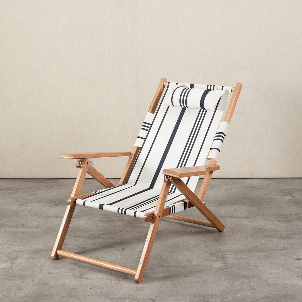 Silla Playa Formentera Rayas Azul