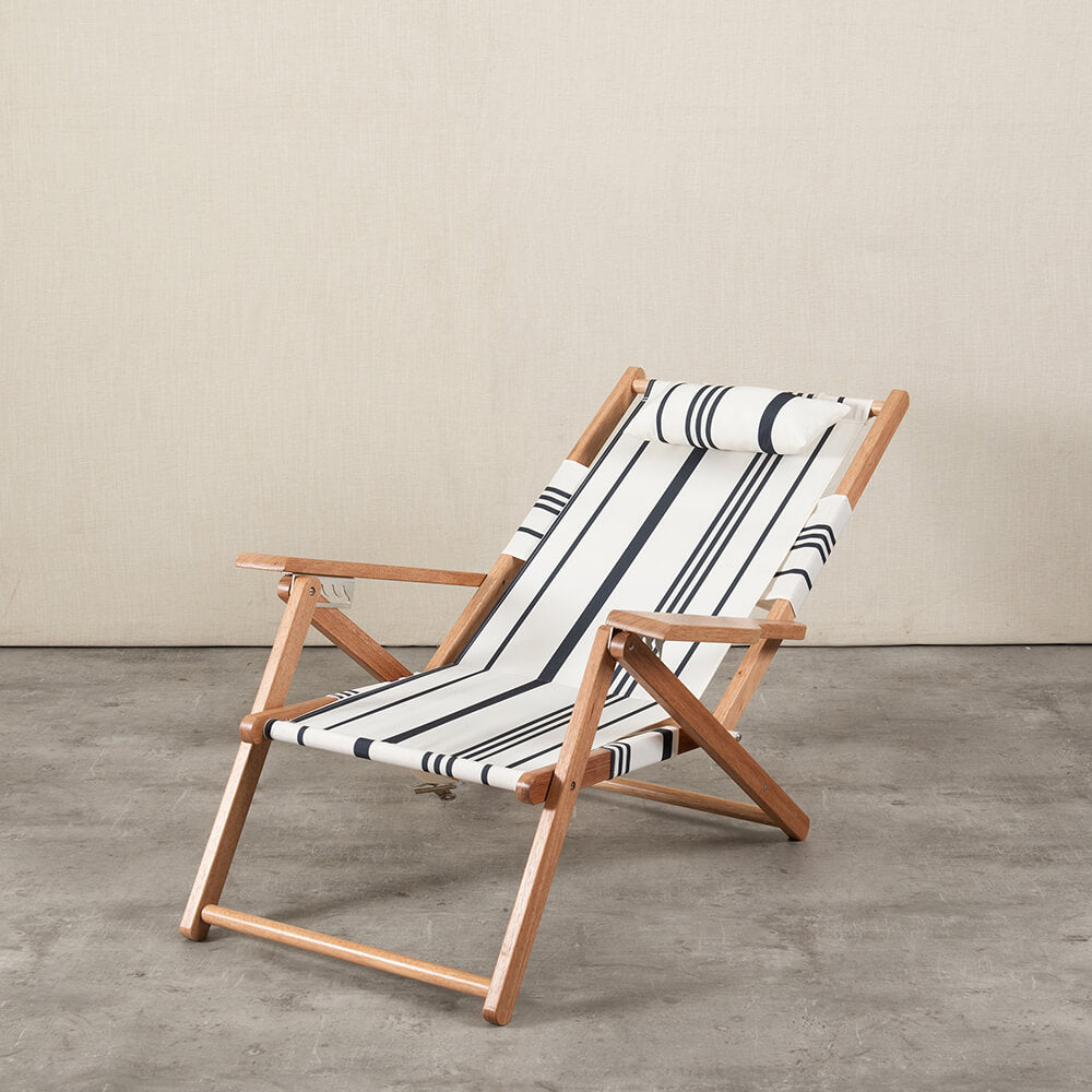 Silla Playa Formentera Rayas Azul