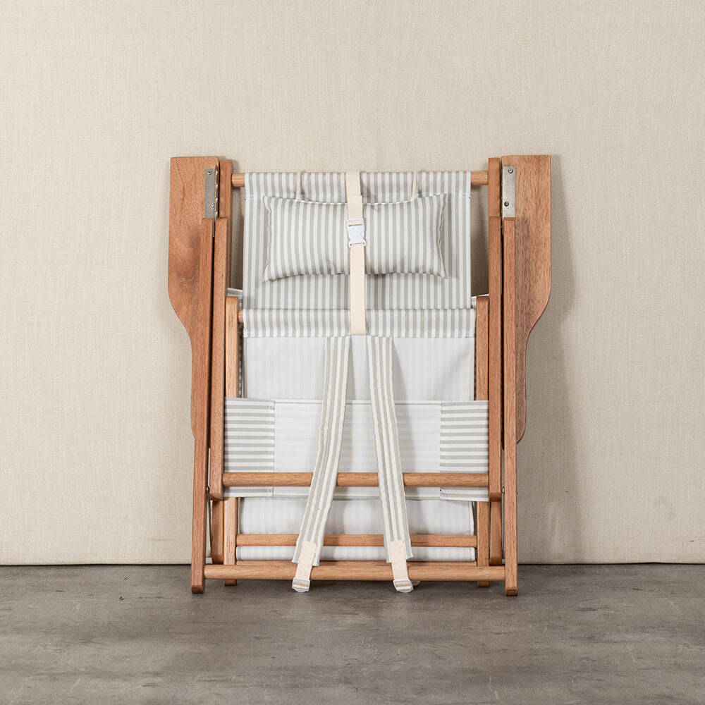 Silla Playa Formentera Rayas Verde