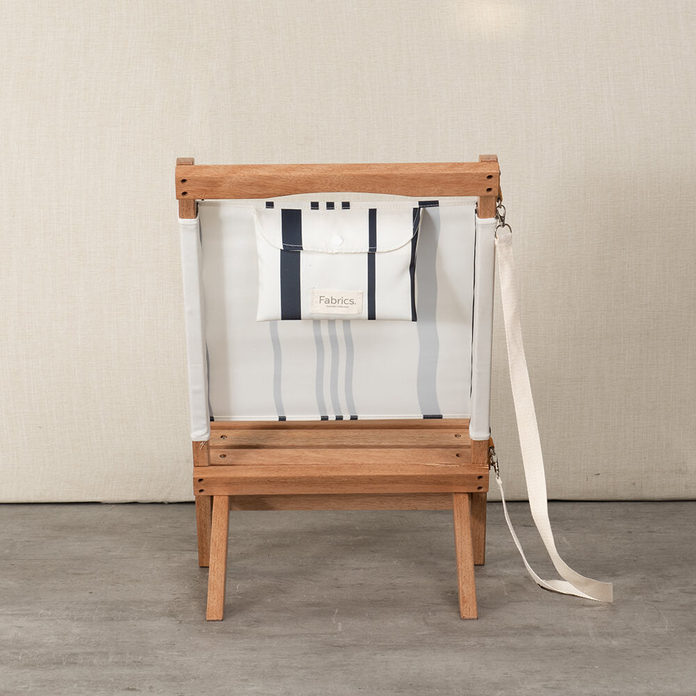 Silla Playa Stiniva Rayas Azul