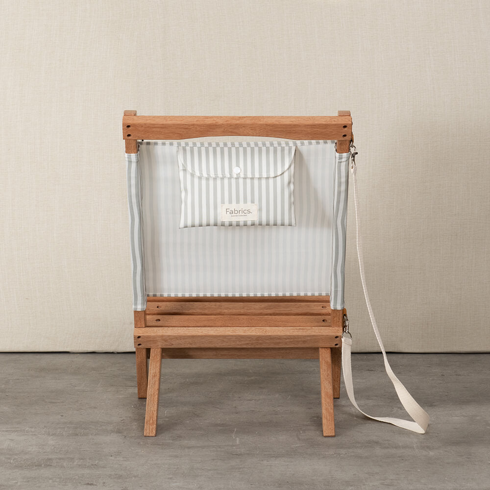 Silla Playa Stiniva Rayas Verde