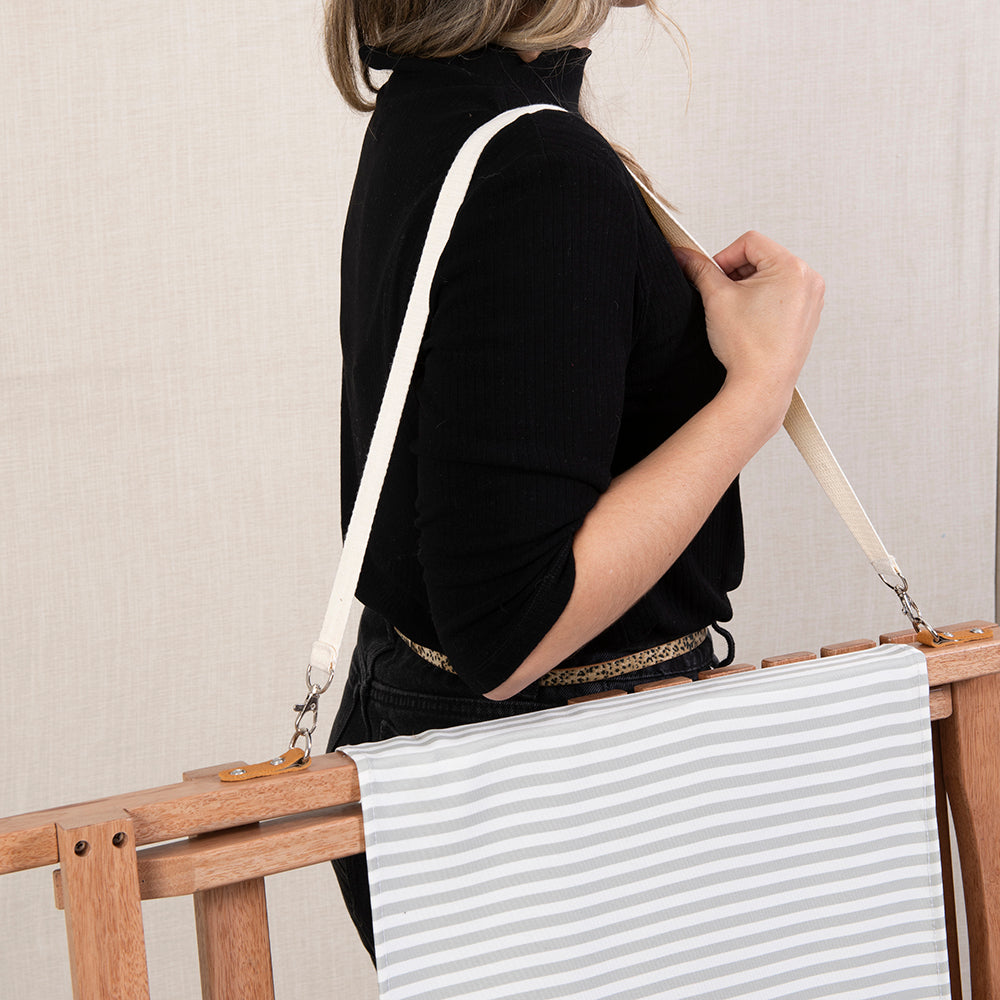 Silla Playa Stiniva Rayas Verde