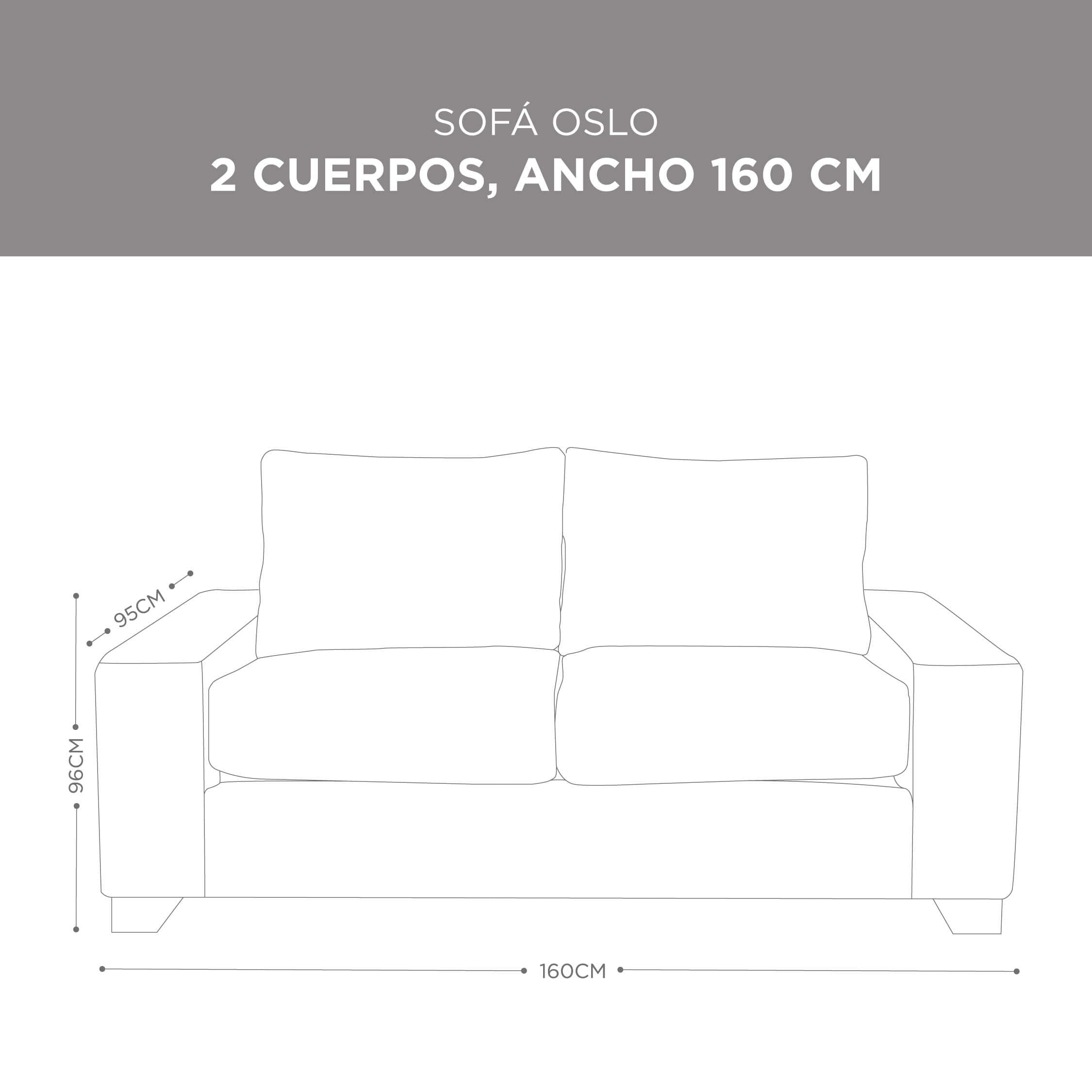 Sofá Oslo Perla