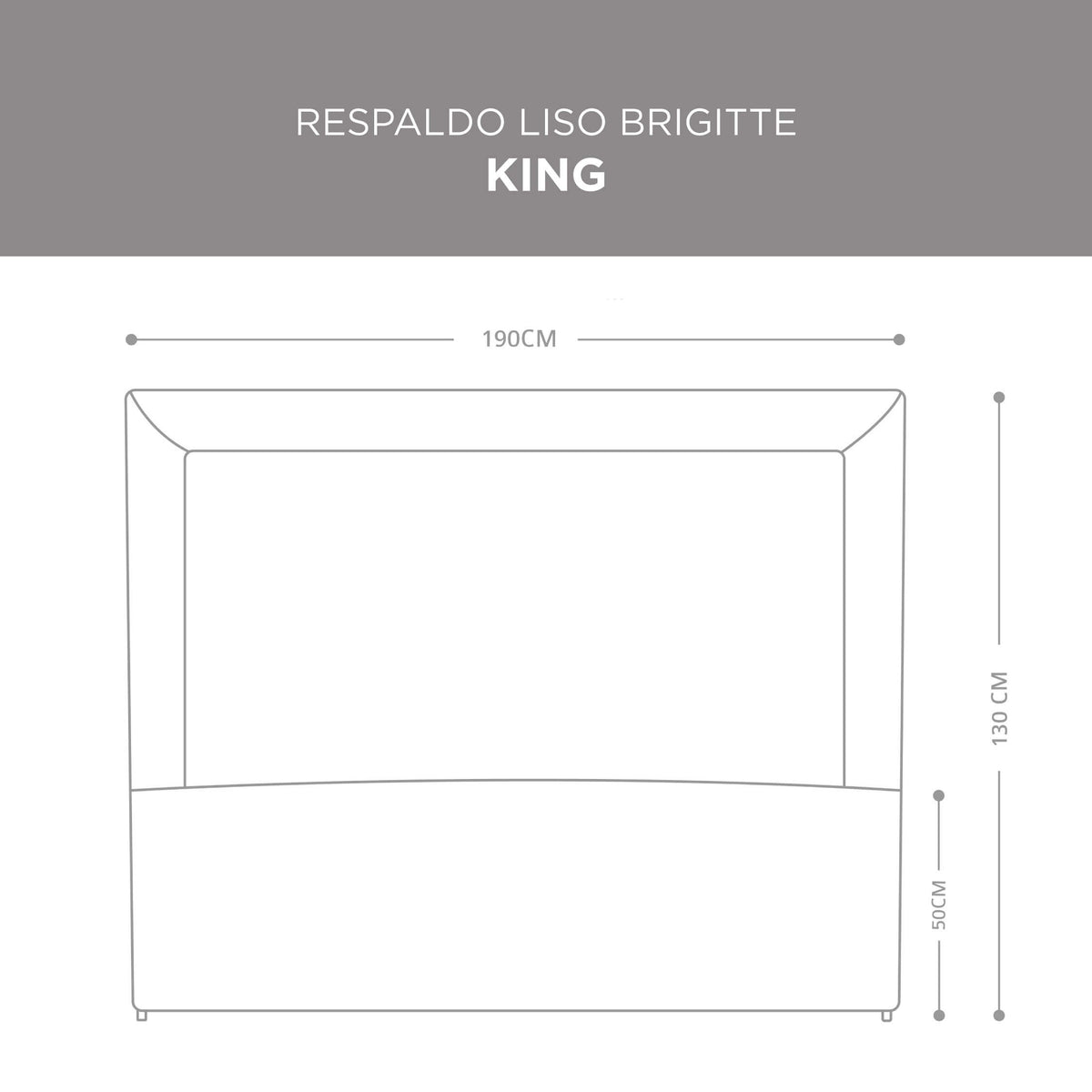 Respaldo Liso Brigitte Beige