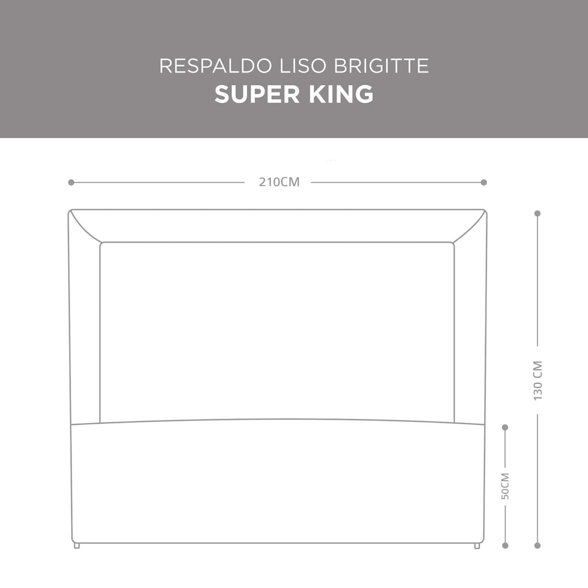 Respaldo Liso Brigitte Beige