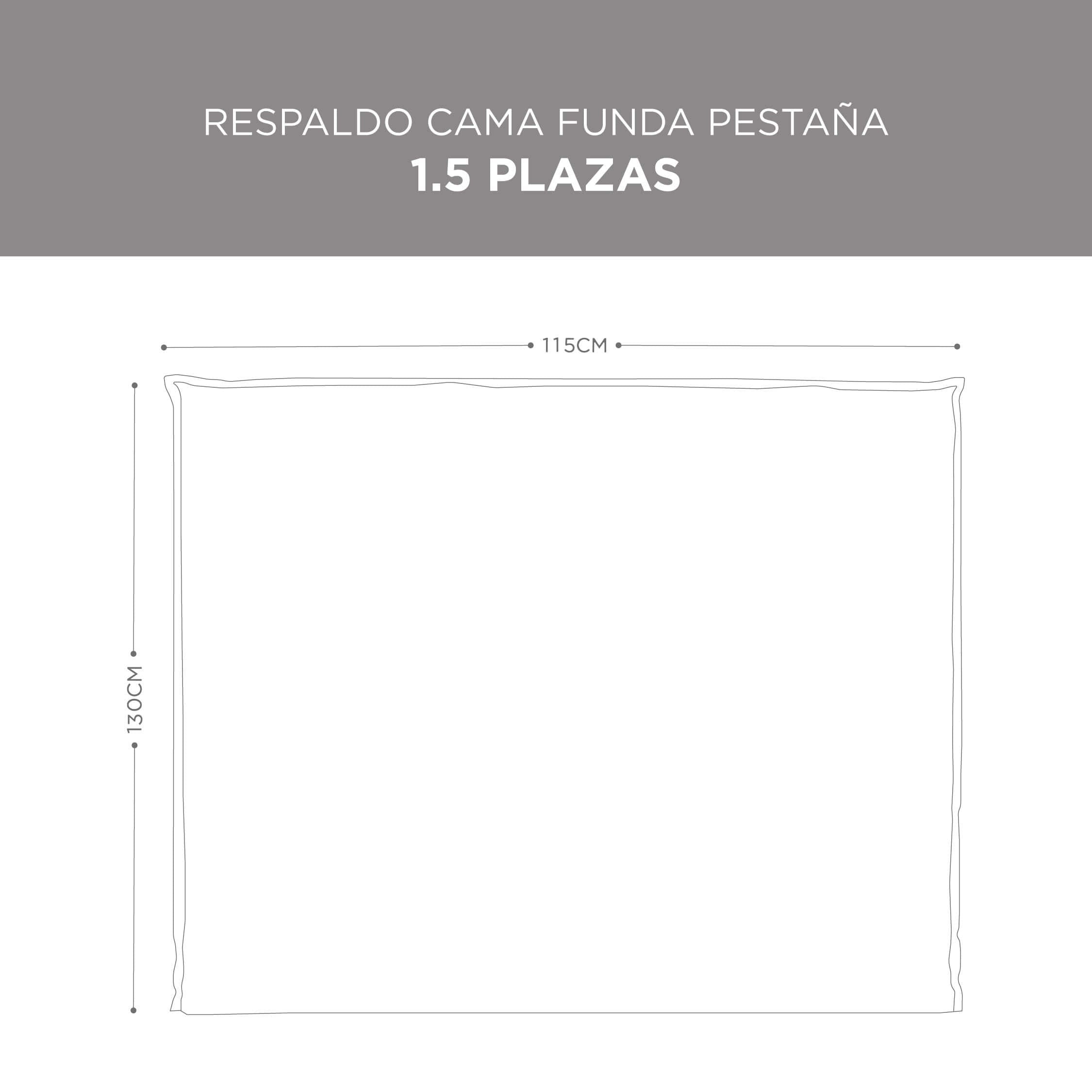 Respaldo Funda Lino Pestaña Marengo