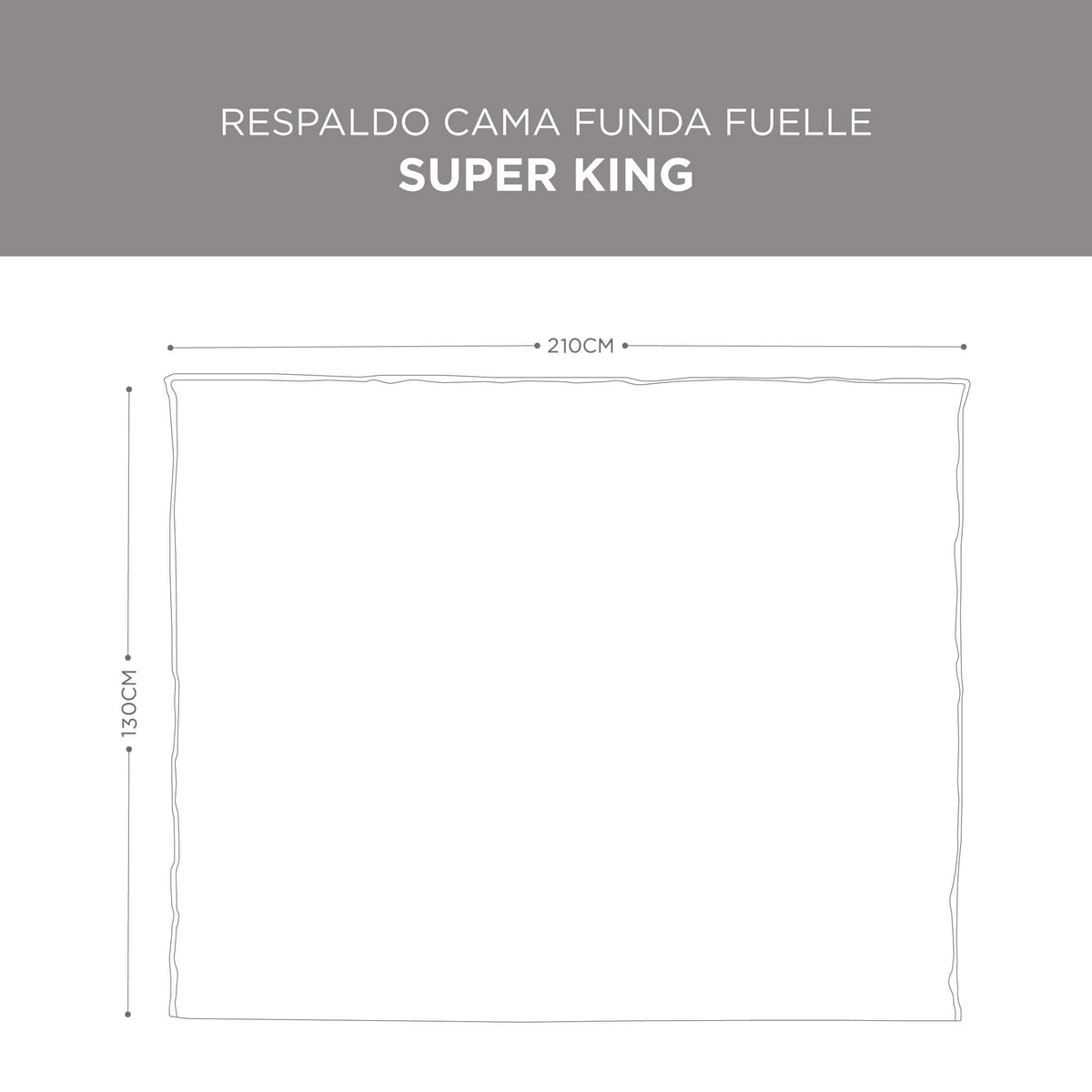 Respaldo Funda Algodón Fuelle Visón