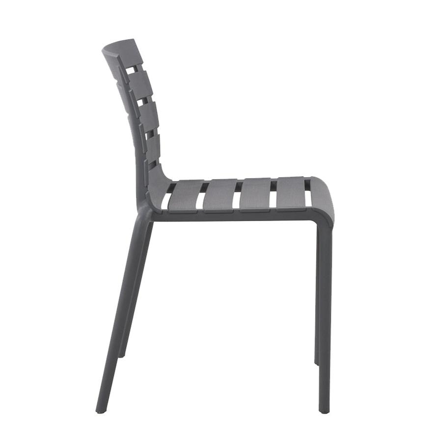 Silla Terraza Asse Gris Oscuro