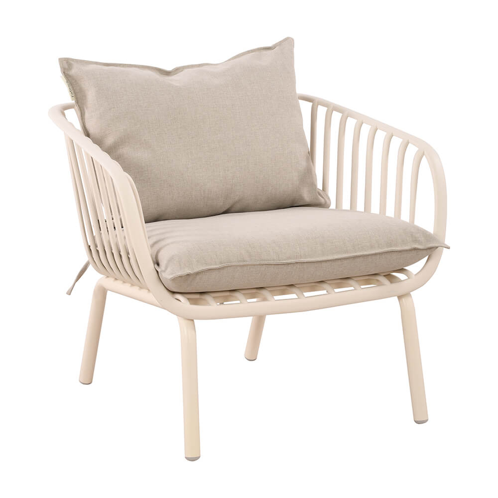 Set Terraza Astratto 4 Piezas Crema