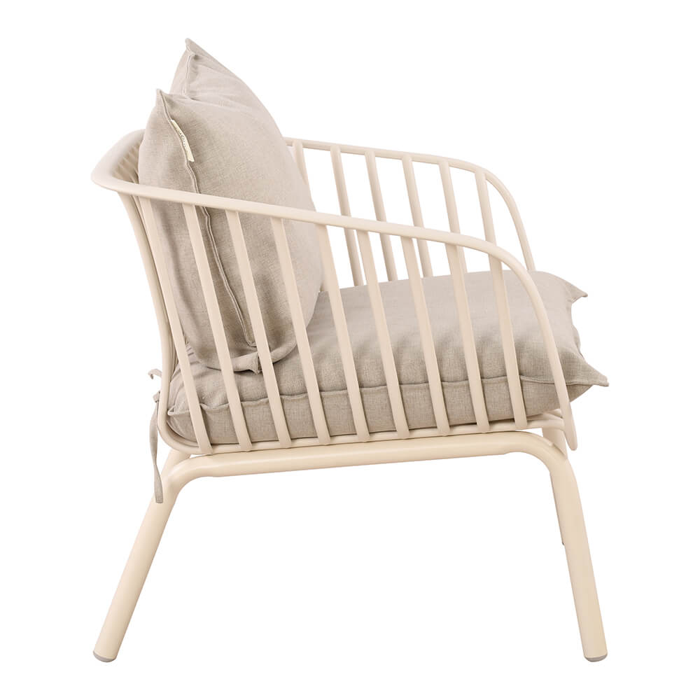 Set Terraza Astratto 4 Piezas Crema