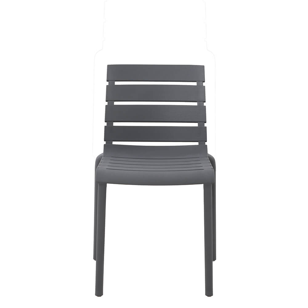 Silla Terraza Asse Gris Oscuro