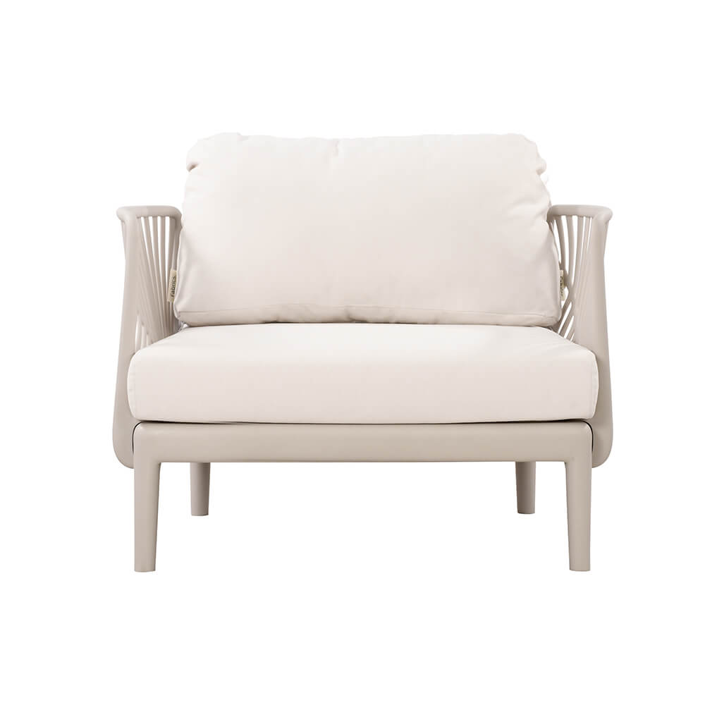 Set Terraza Foglio 4 Piezas Gris Claro