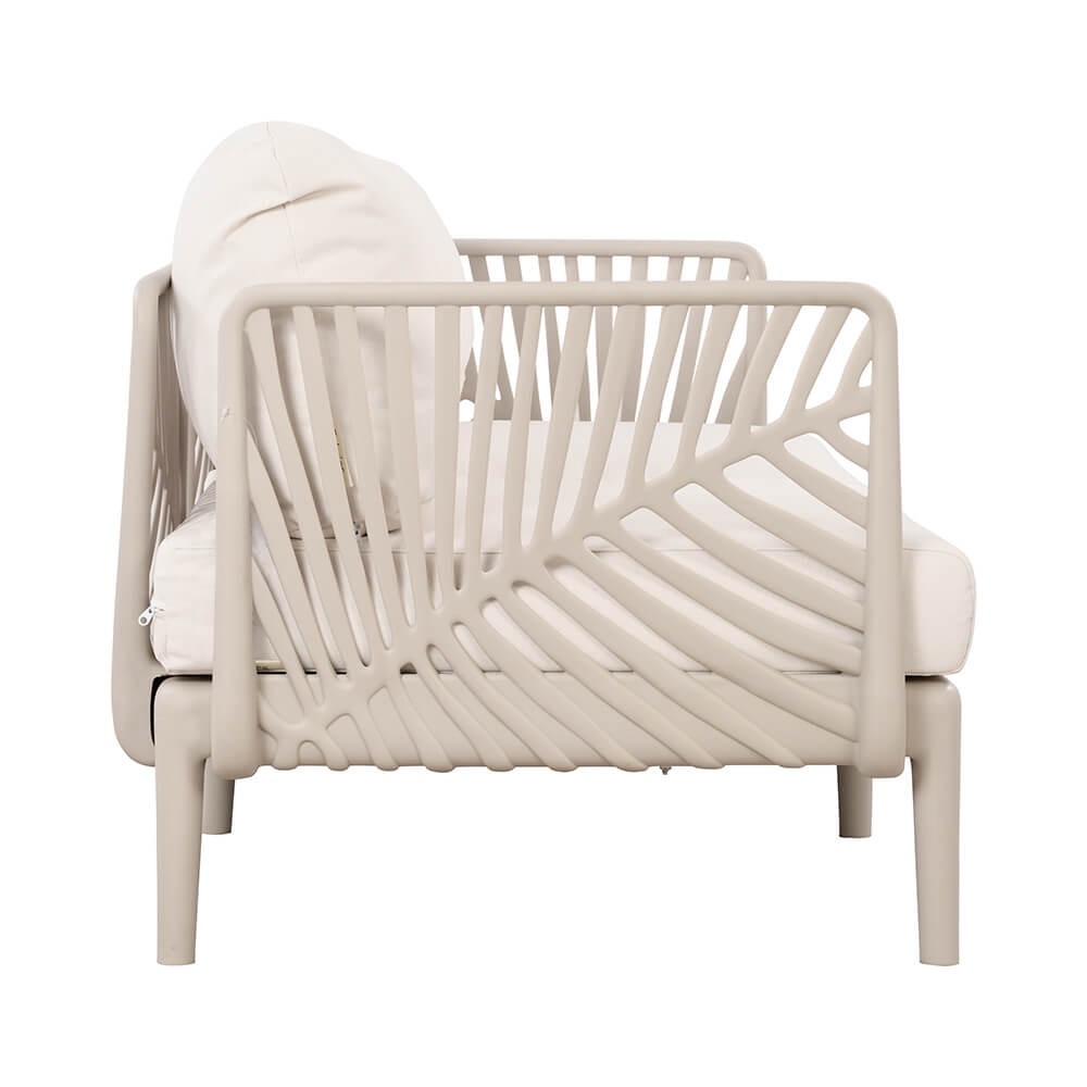 Set Terraza Foglio 4 Piezas Gris Claro