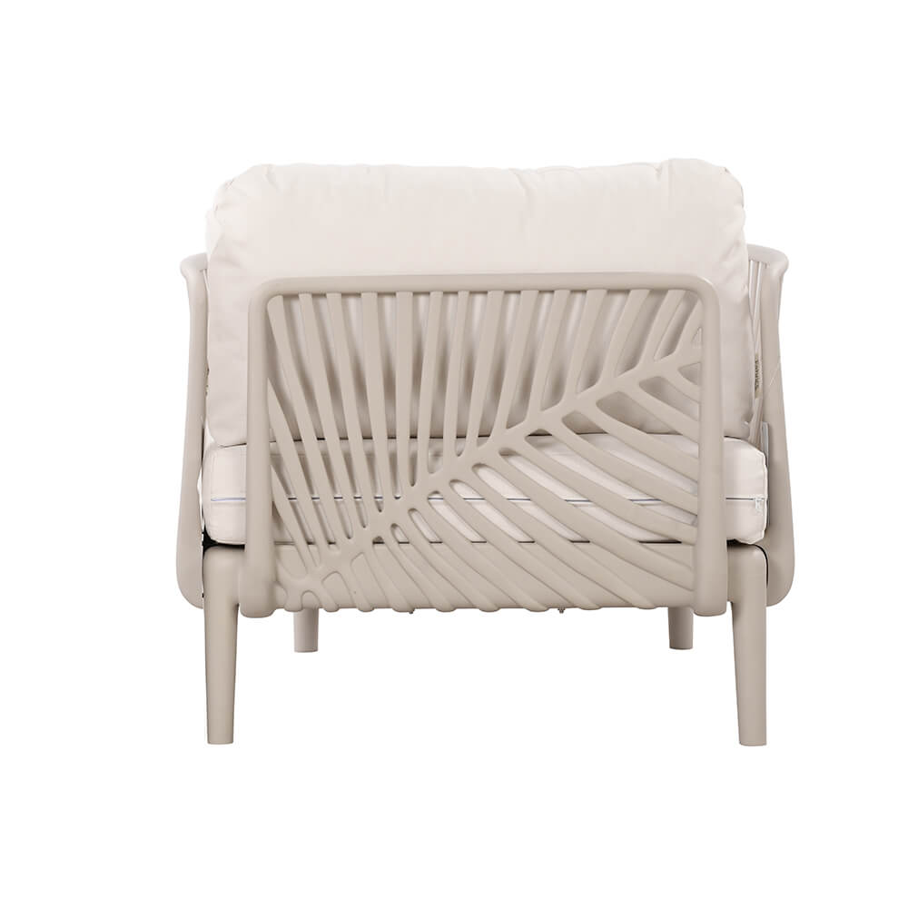 Set Terraza Foglio 4 Piezas Gris Claro