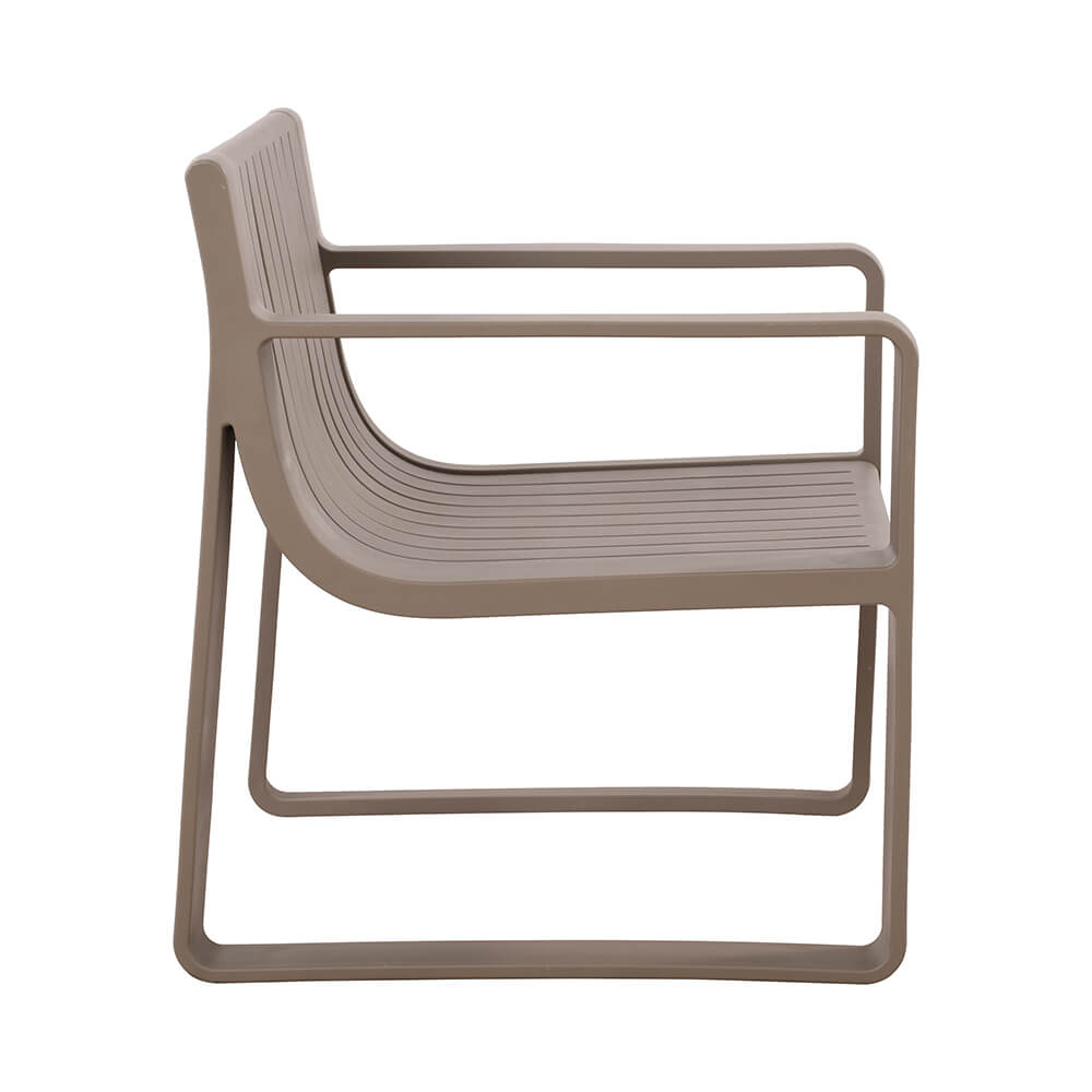 Set Terraza Piazza 5 Piezas Gris Pardo