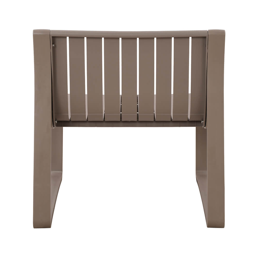 Set Terraza Piazza 5 Piezas Gris Pardo