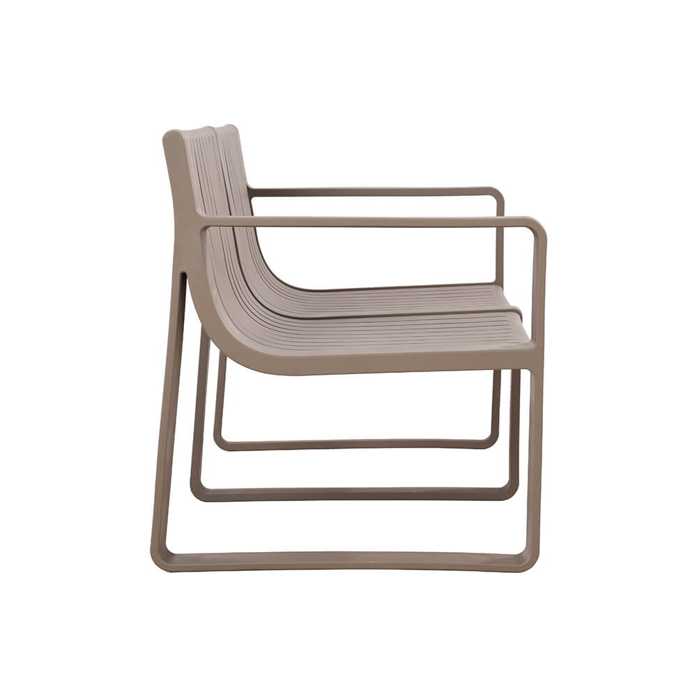 Set Terraza Piazza 5 Piezas Gris Pardo