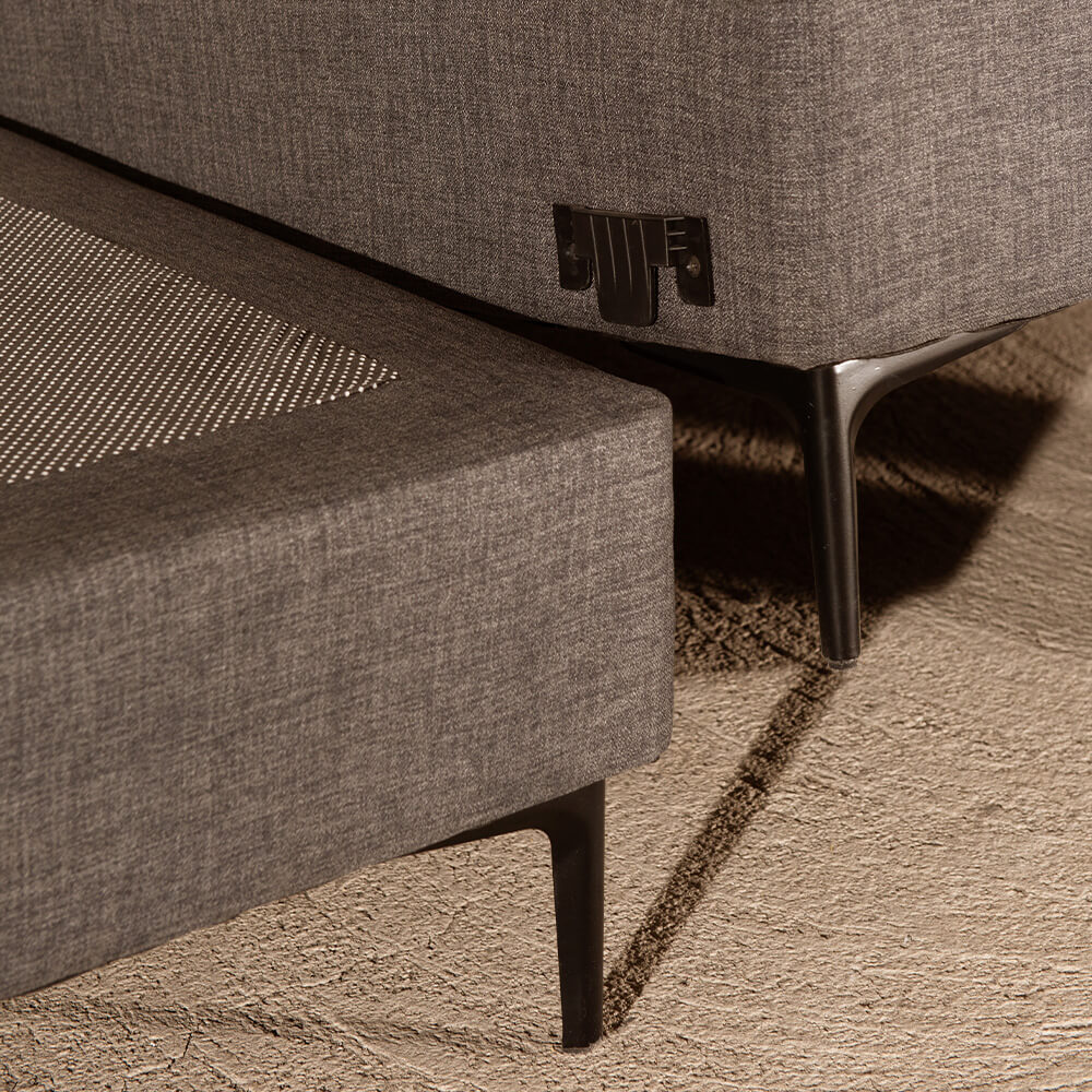 Base Europea King 180x200cm Taupe