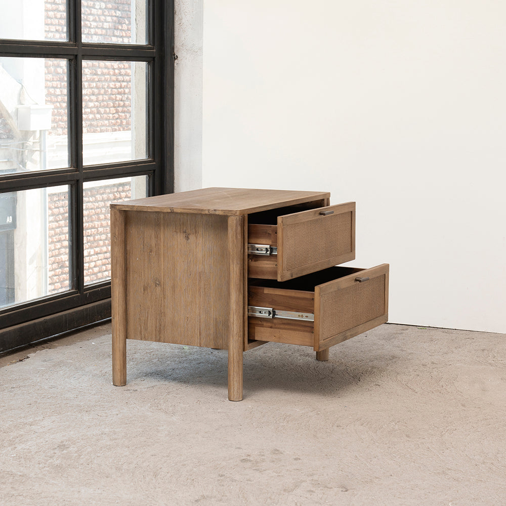 Velador Melia 2 Cajones