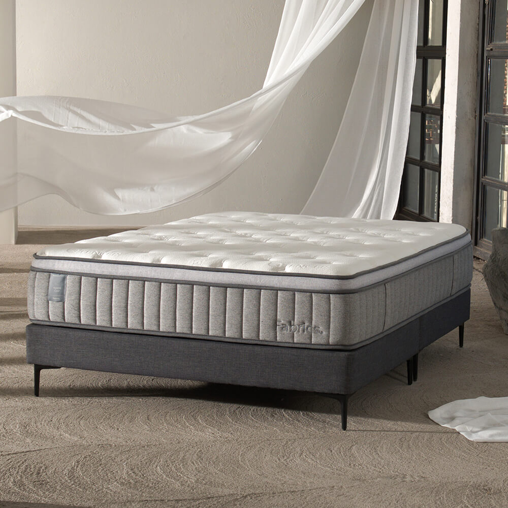 Cama Hybrid Cool 2 Plazas 150x200cm Gris