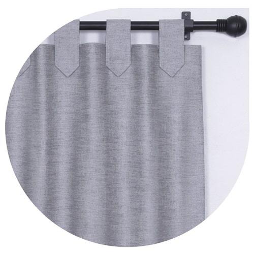 Barras y soportes para cortinas tradicionales