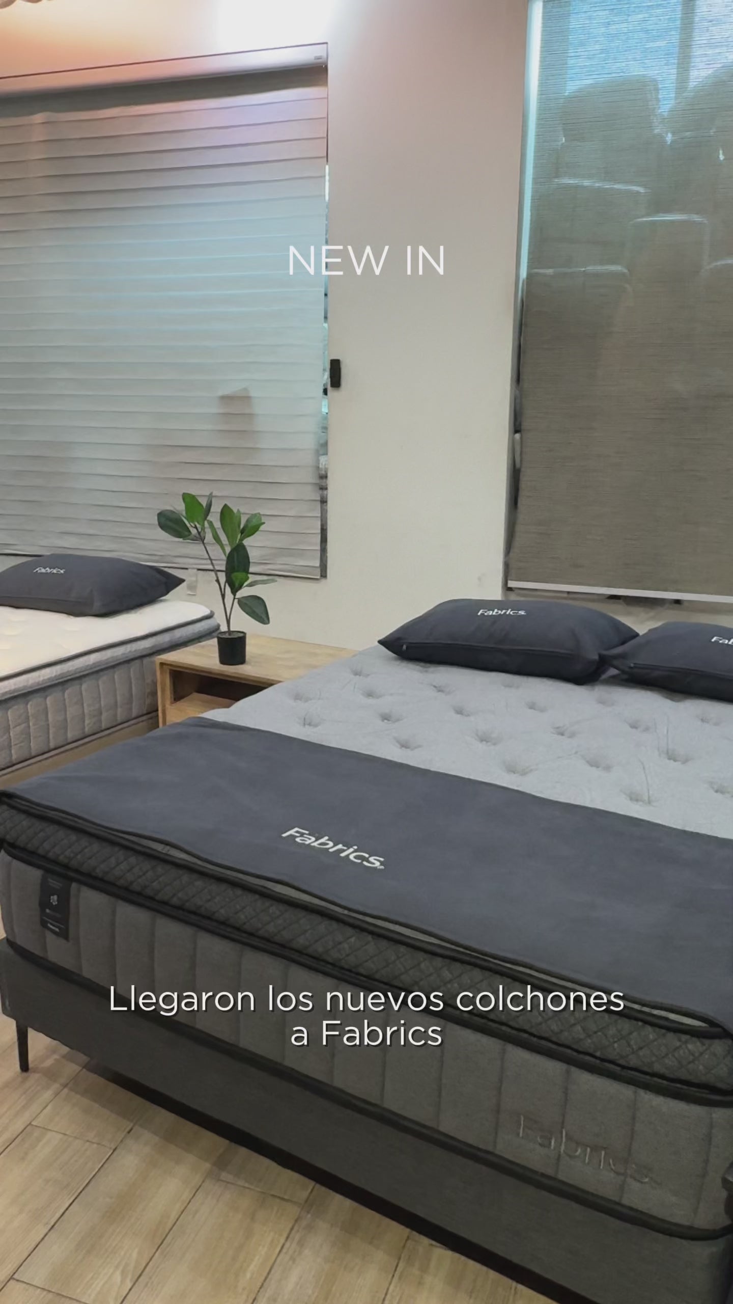 Cargar vídeo: Cama Hybrid Cool King 180x200cm Taupe