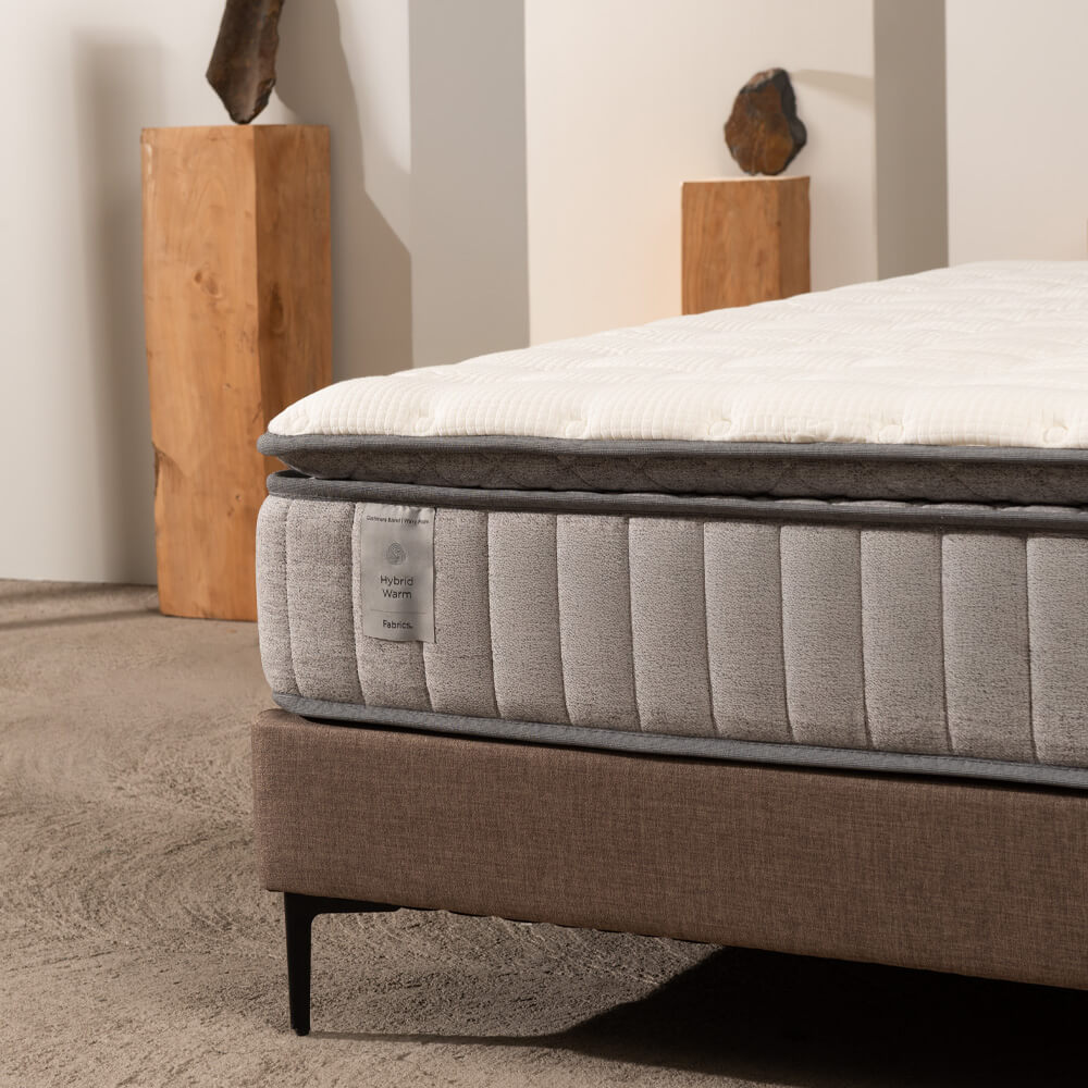 Cama Hybrid Warm 2 Plazas 150x200cm Taupe