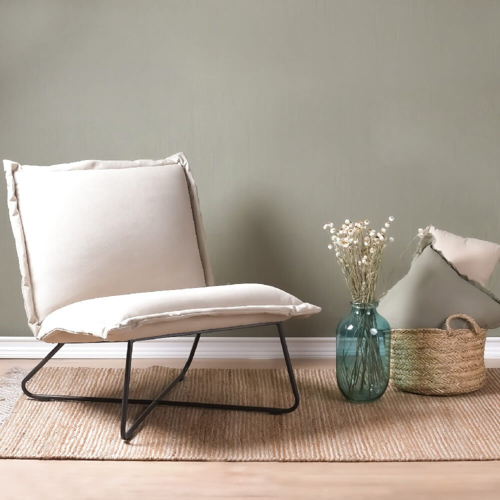 Silla Xantiono Tela Beige