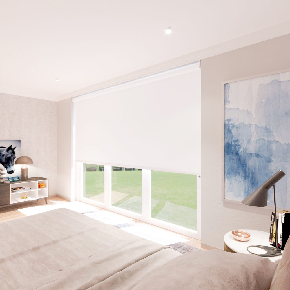 Cortina Roller BlackOut Berlín Blanca