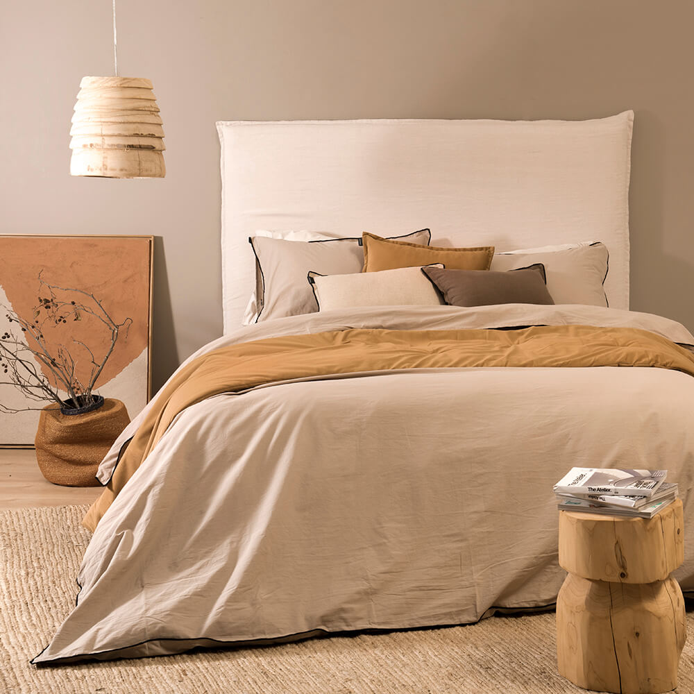 Funda Plumón Frame 2 Plazas Visón