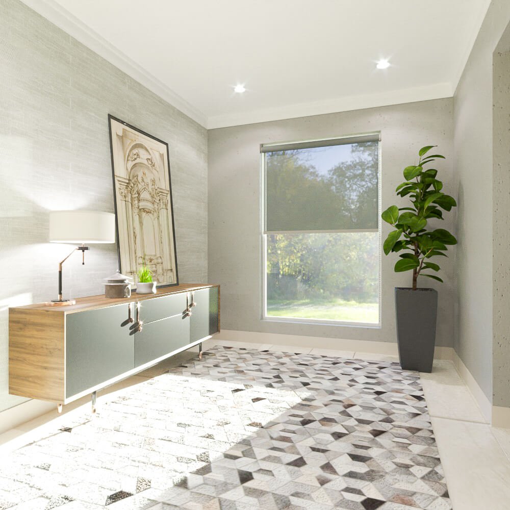 Cortina Roller Translúcida Esvedra Gris Marengo