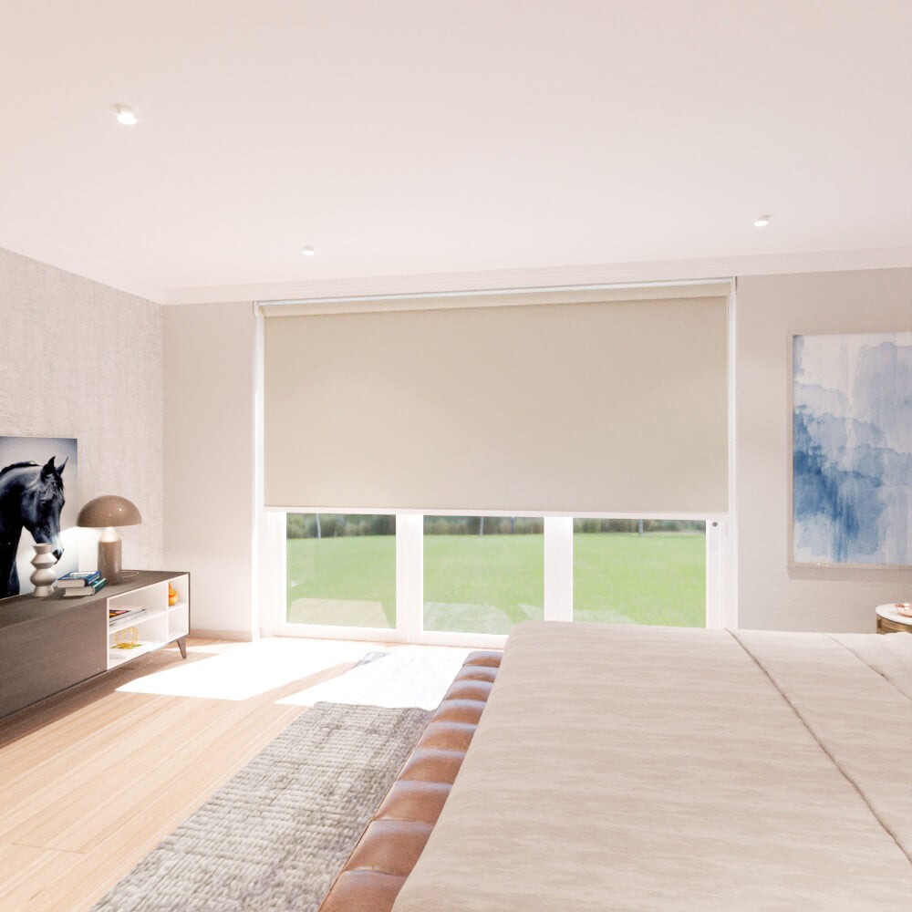 Cortina Roller BlackOut Berlín Tostado