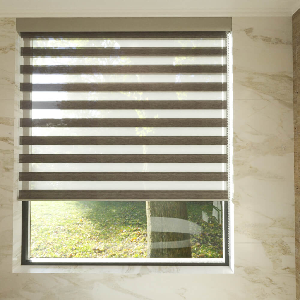 Cortina Doble Roller Parga Negro