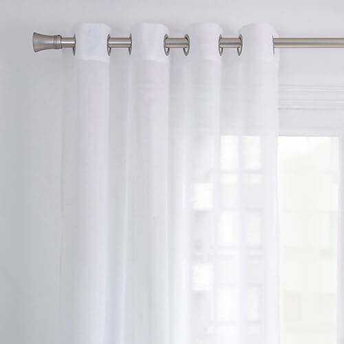 Cortina Velo Lisa 140x220cm Blanca