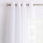 Cortina Velo Bordada 140x220cm Blanco