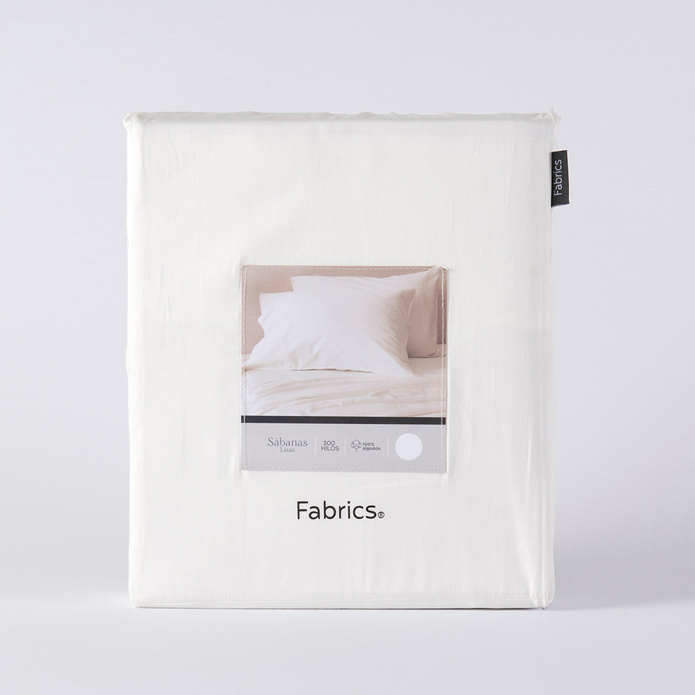 Sábana 300 Hilos Super King Crudo