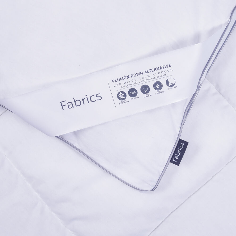 Plumón Down Alternative Super King Blanco