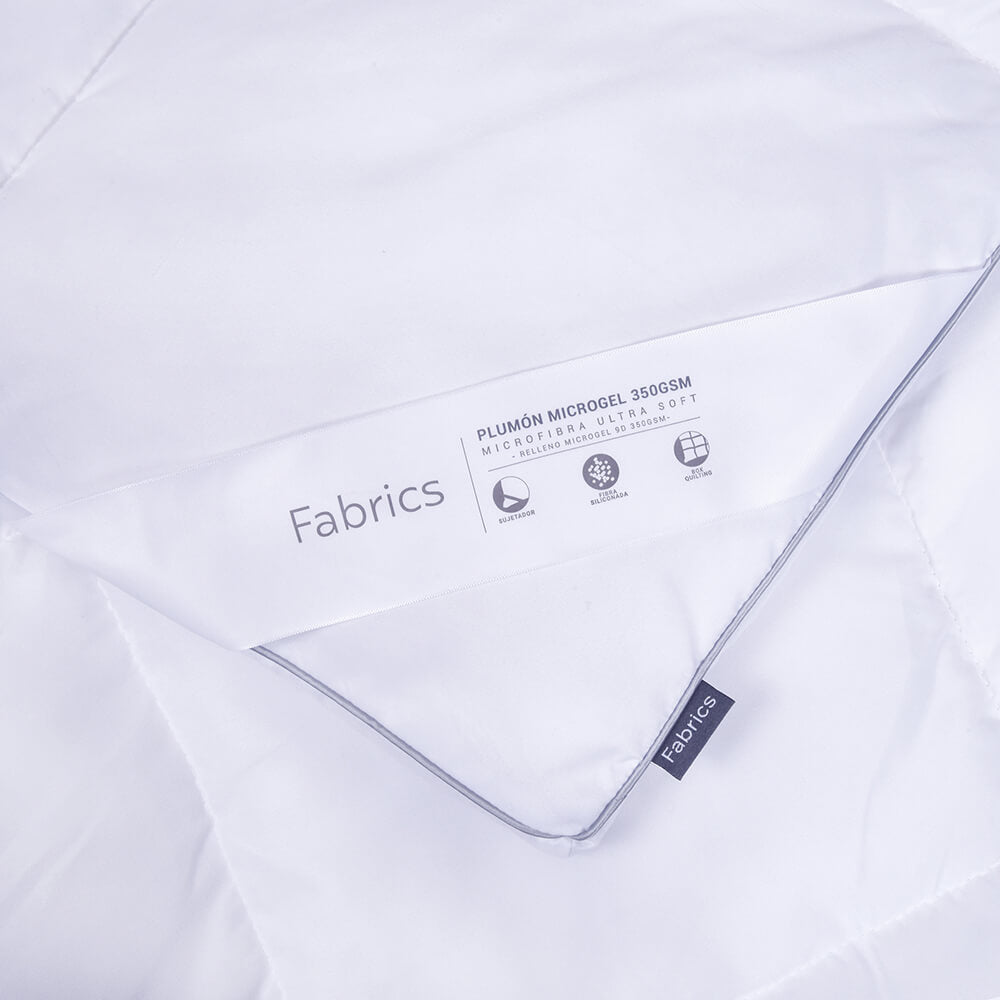 Plumón MicroGel 1.5 Plazas Blanco