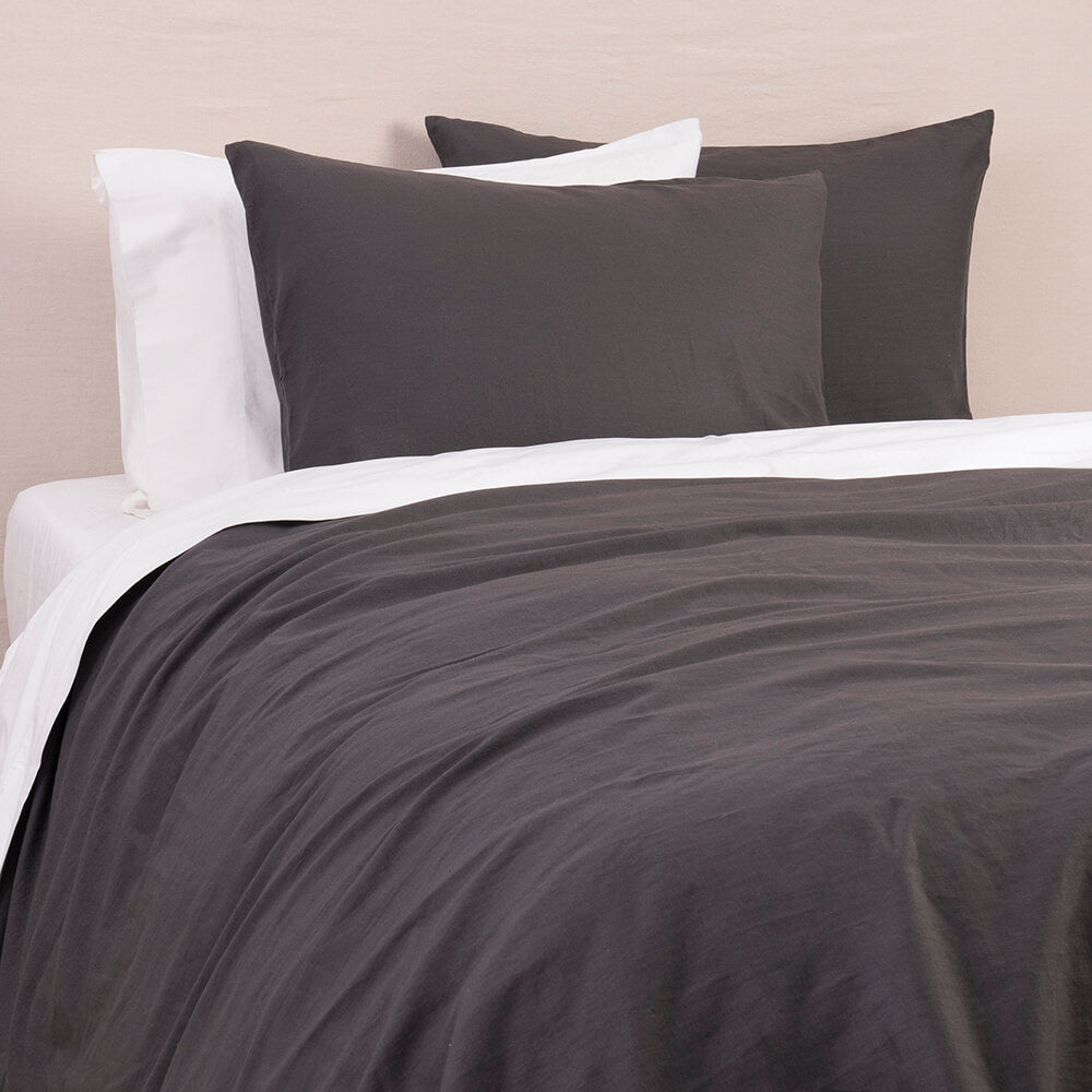 Funda de Plumón Lino Super King Marengo