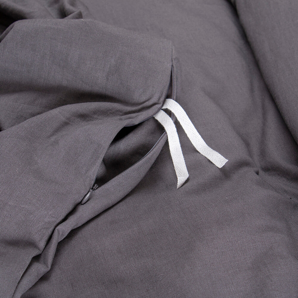 Funda de Plumón Lino Super King Marengo