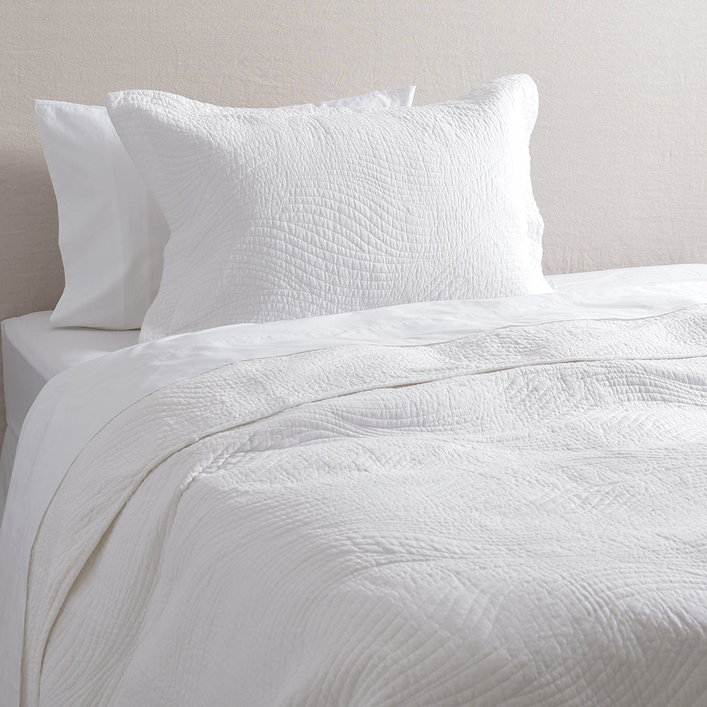 Cubrecama Quilt Slate 1.5 Plazas Blanco