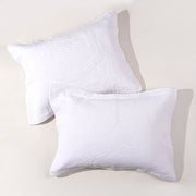 Set 2 Fundas Almohadas Slate 50x70cm Blanco
