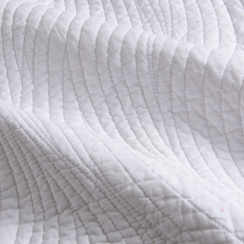 Set 2 Fundas Almohadas Slate 50x70cm Blanco