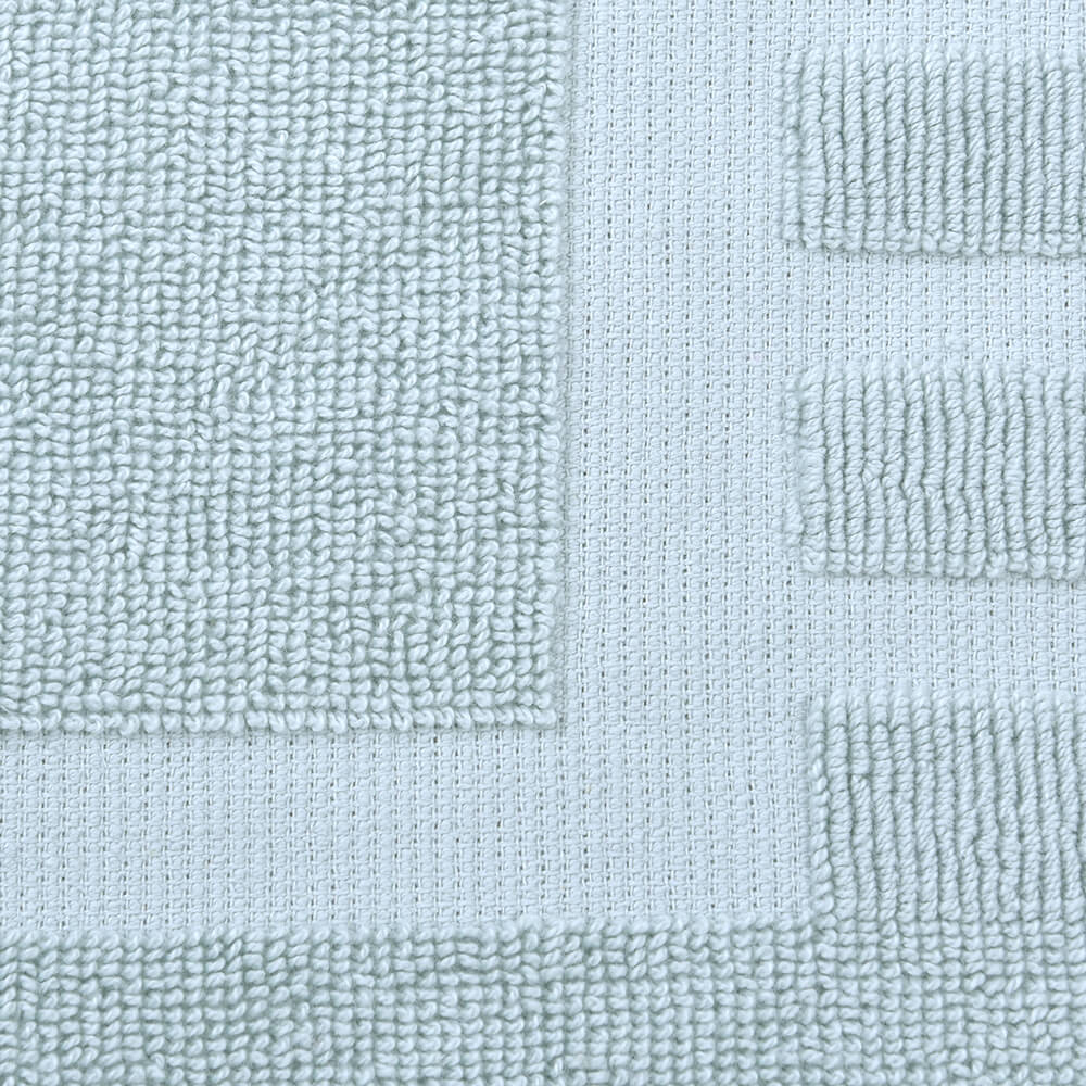 Piso Baño Toalla Celeste