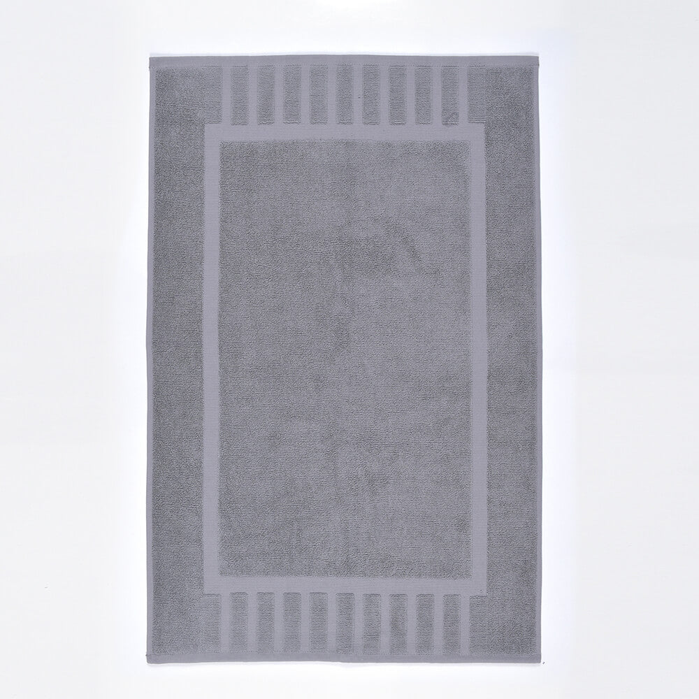 Piso Baño Toalla Gris