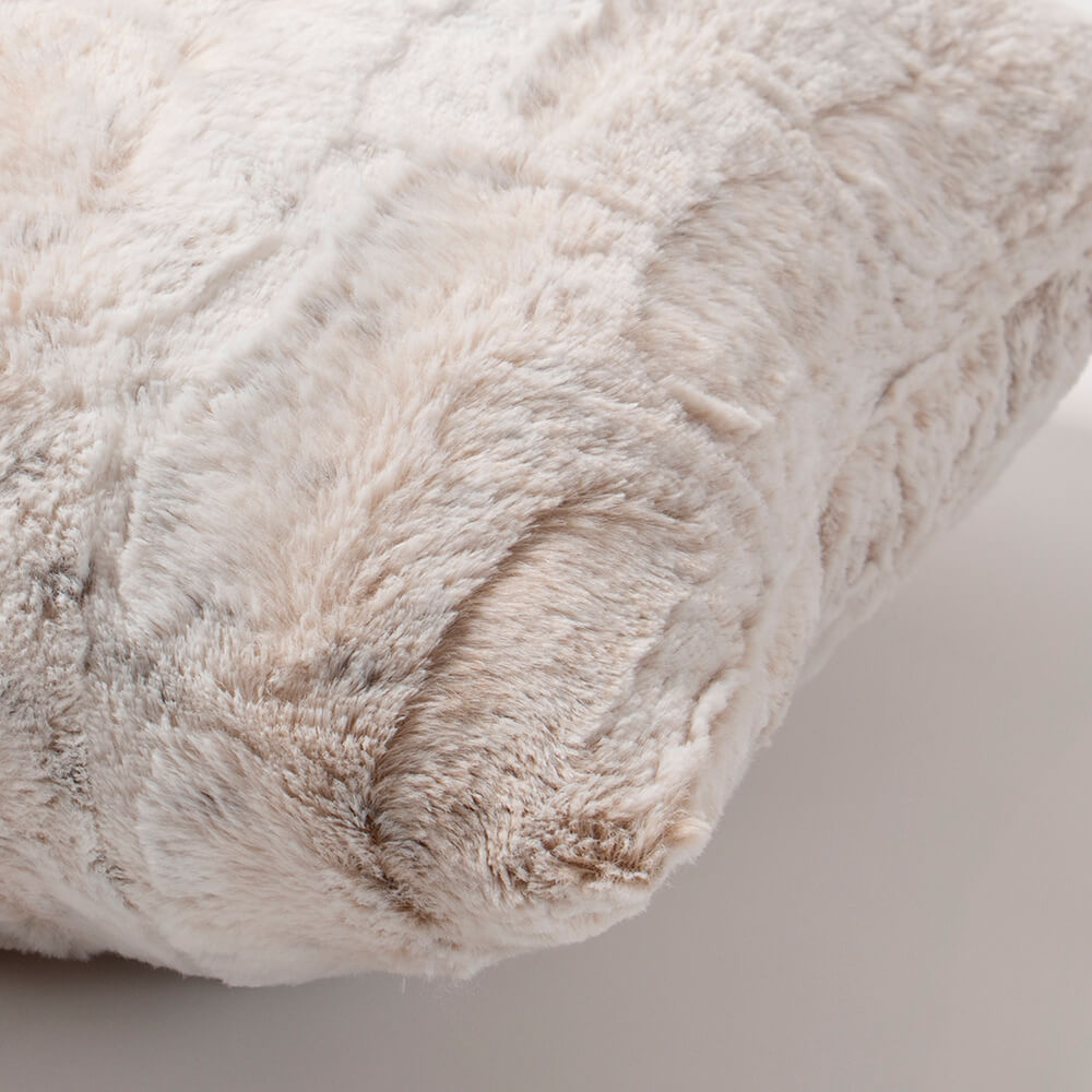 Cojín Fur Oslo 45x45cm Blanco