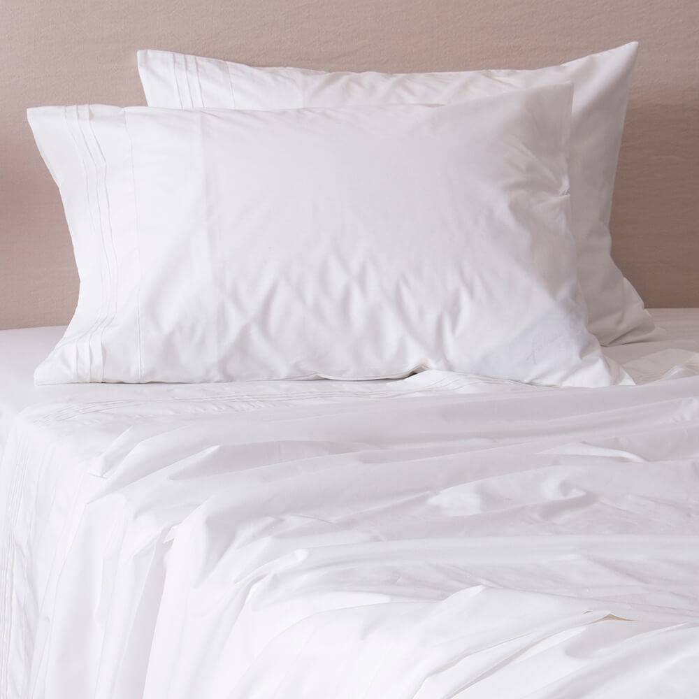 Sábana 200 Hilos Antonieta King Blanca