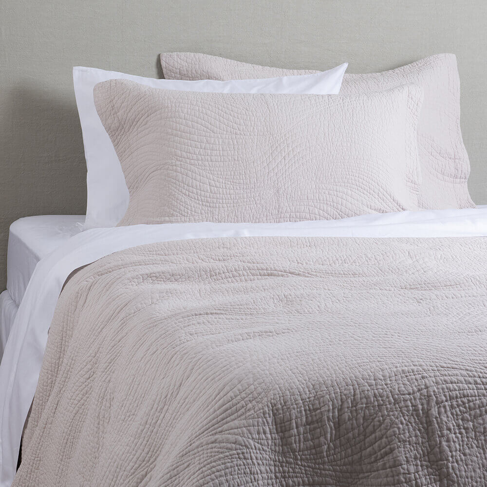 Cubrecama Quilt Slate King Champagne