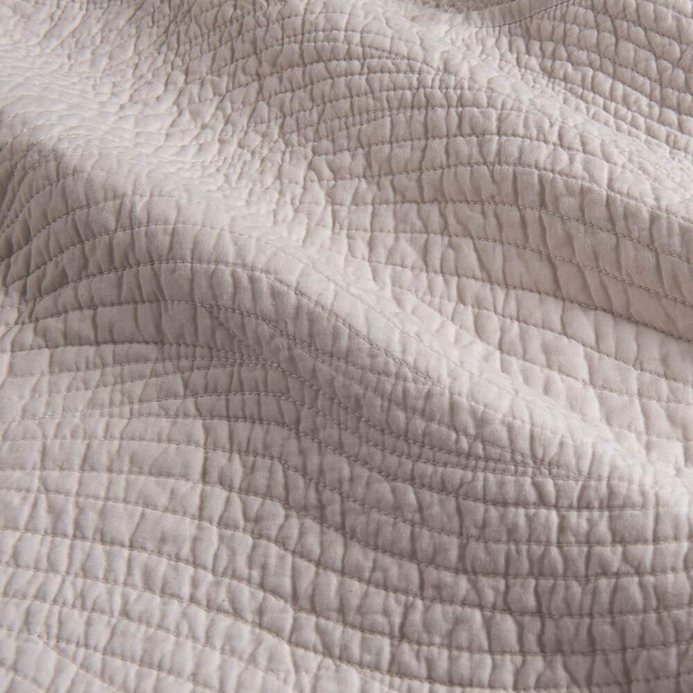 Cubrecama Quilt Slate King Champagne