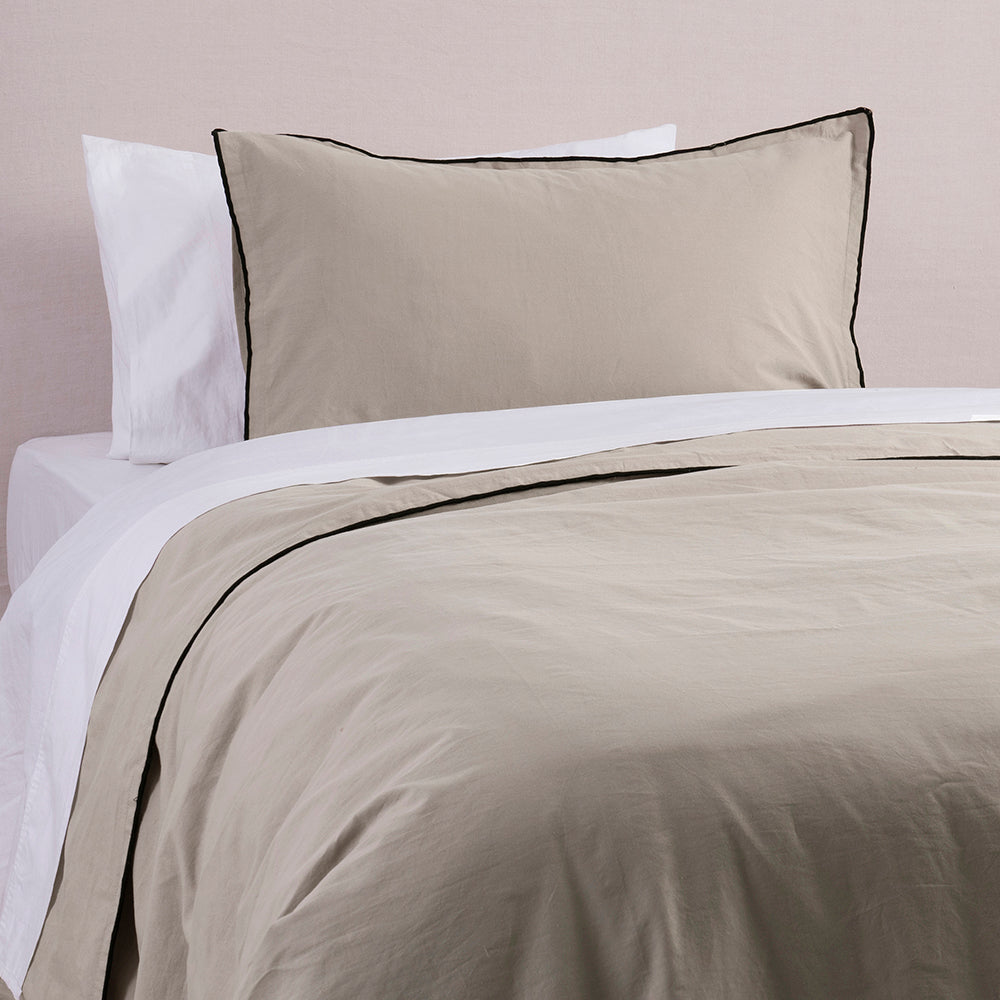 Funda Plumón Frame 1.5 Plazas Visón